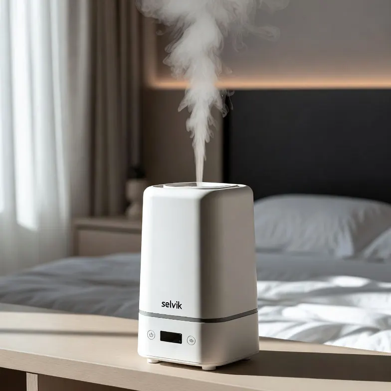 Nawilżacz Selvik AROMA BALANCE wytwarzający mgiełkę w sypialni