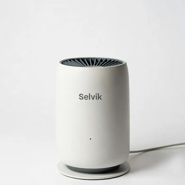 Mały biały oczyszczacz powietrza Selvik PURE MINI